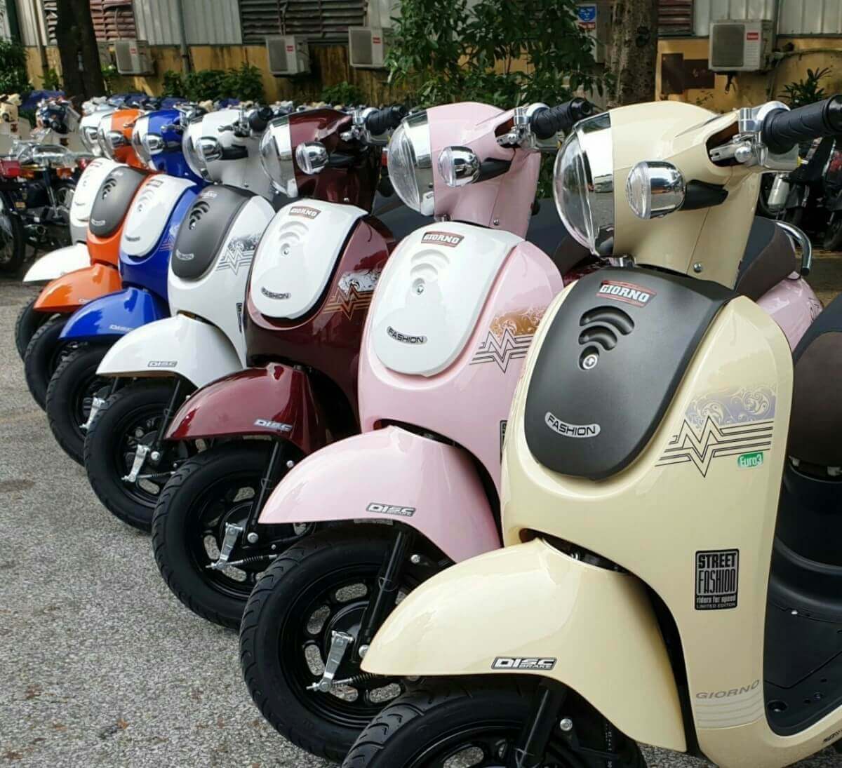 Ảnh Xe Ga 50cc Giorno Hyosung 