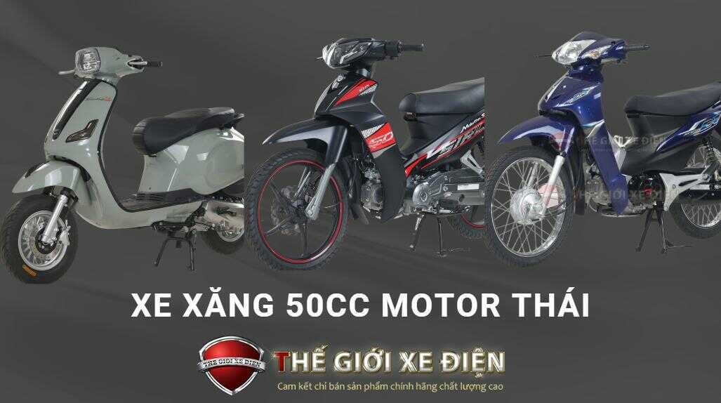xe xăng 50cc motor thái