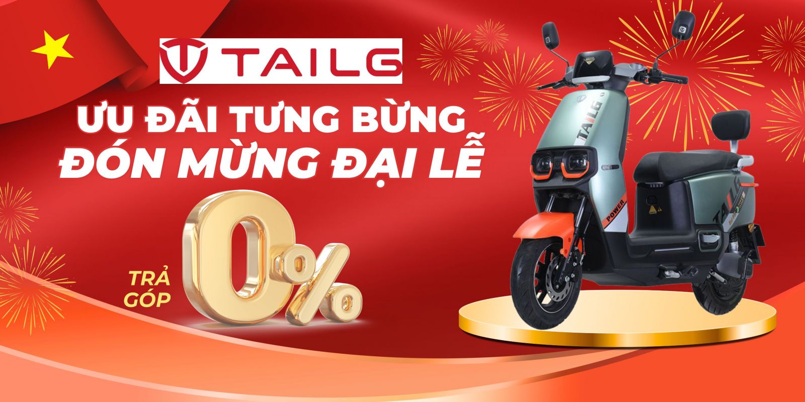 khuyến mãi xe điện tailg