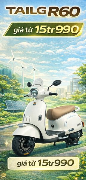 Review xe máy điện tailg r60