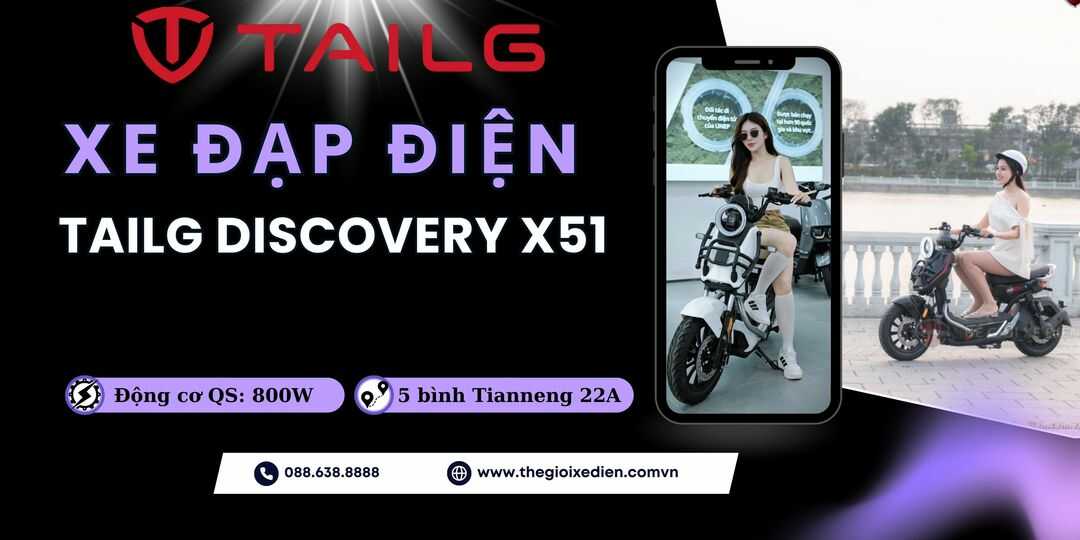 xe đạp điện tailg discovery x51