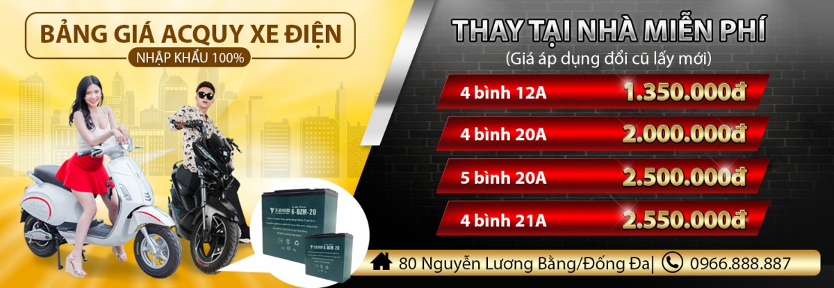 thay ắc quy xe điện