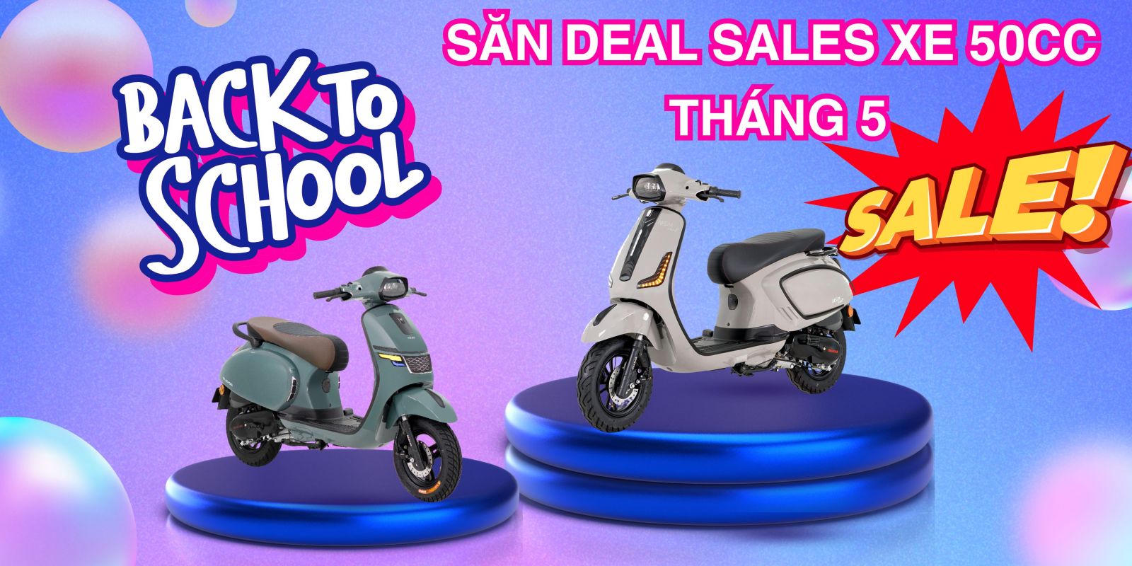 khuyến mãi xe máy 50cc 2025