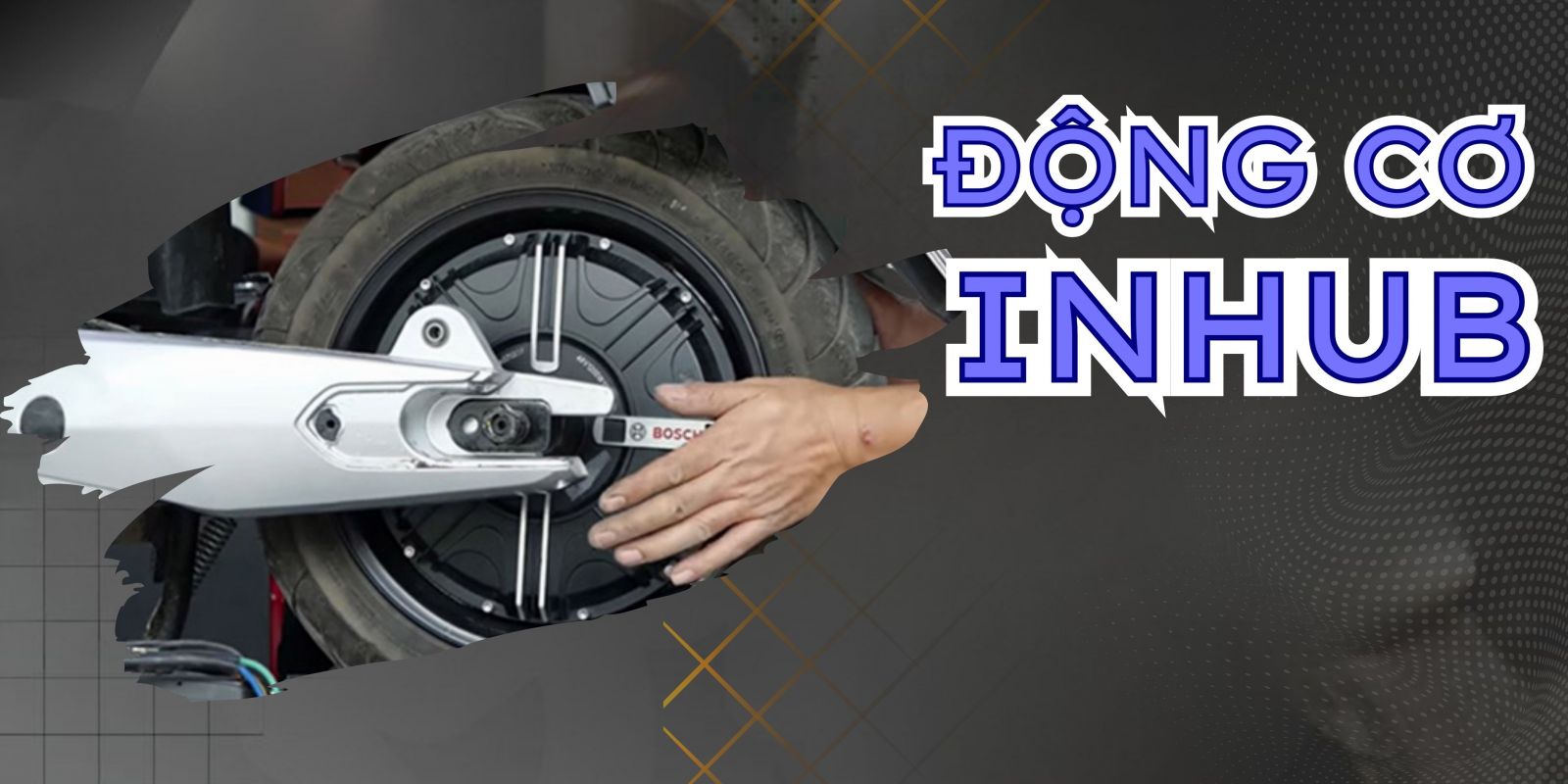 động cơ xe điện loại Inhub lắp bánh sau