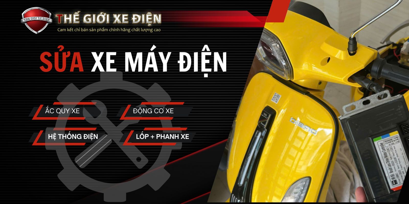 sửa xe máy điện tại thế giới xe điện