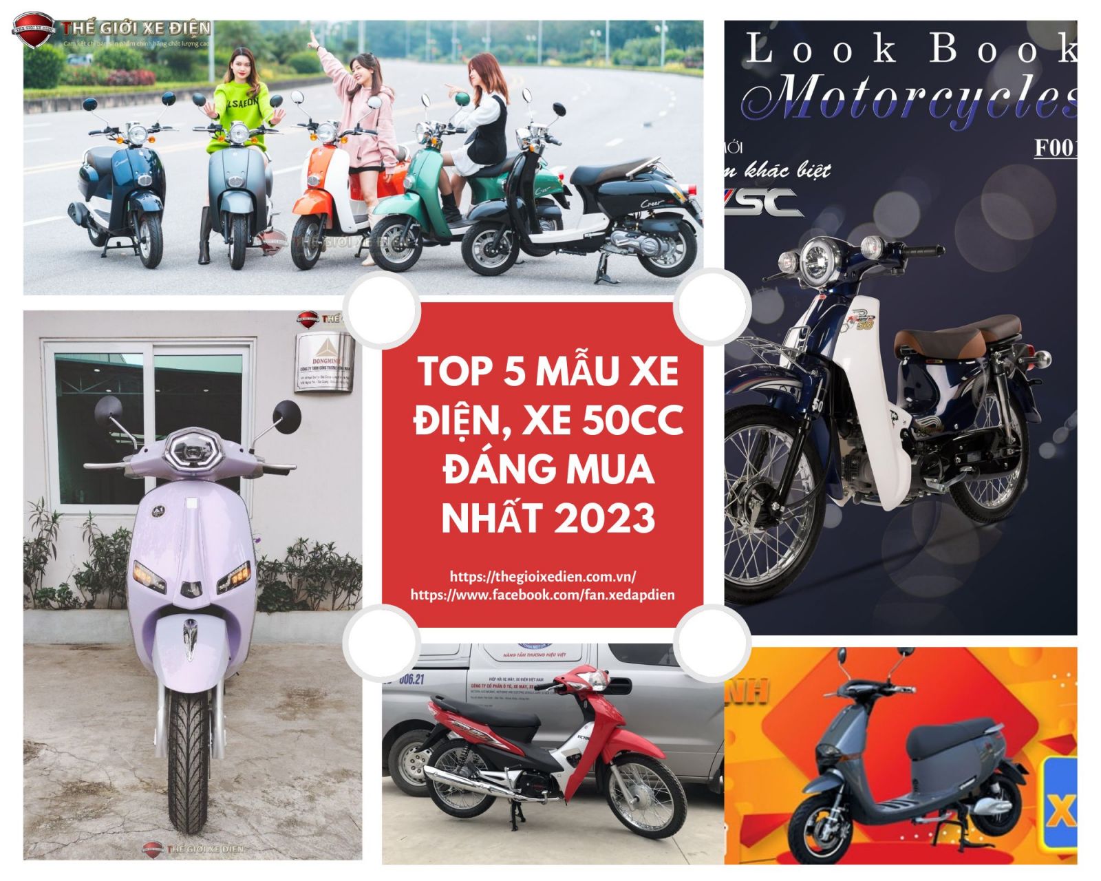 Top 5 mẫu xe điện, xe 50cc đáng mua nhất 2023