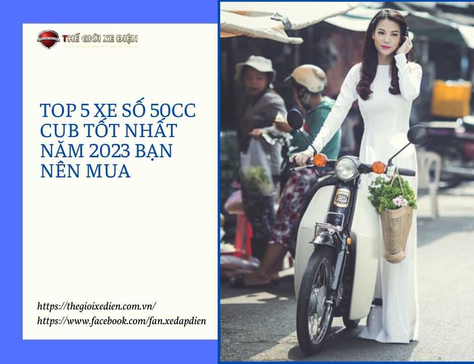 Top 5 xe số 50cc Cub tốt nhất năm 2023 bạn nên mua