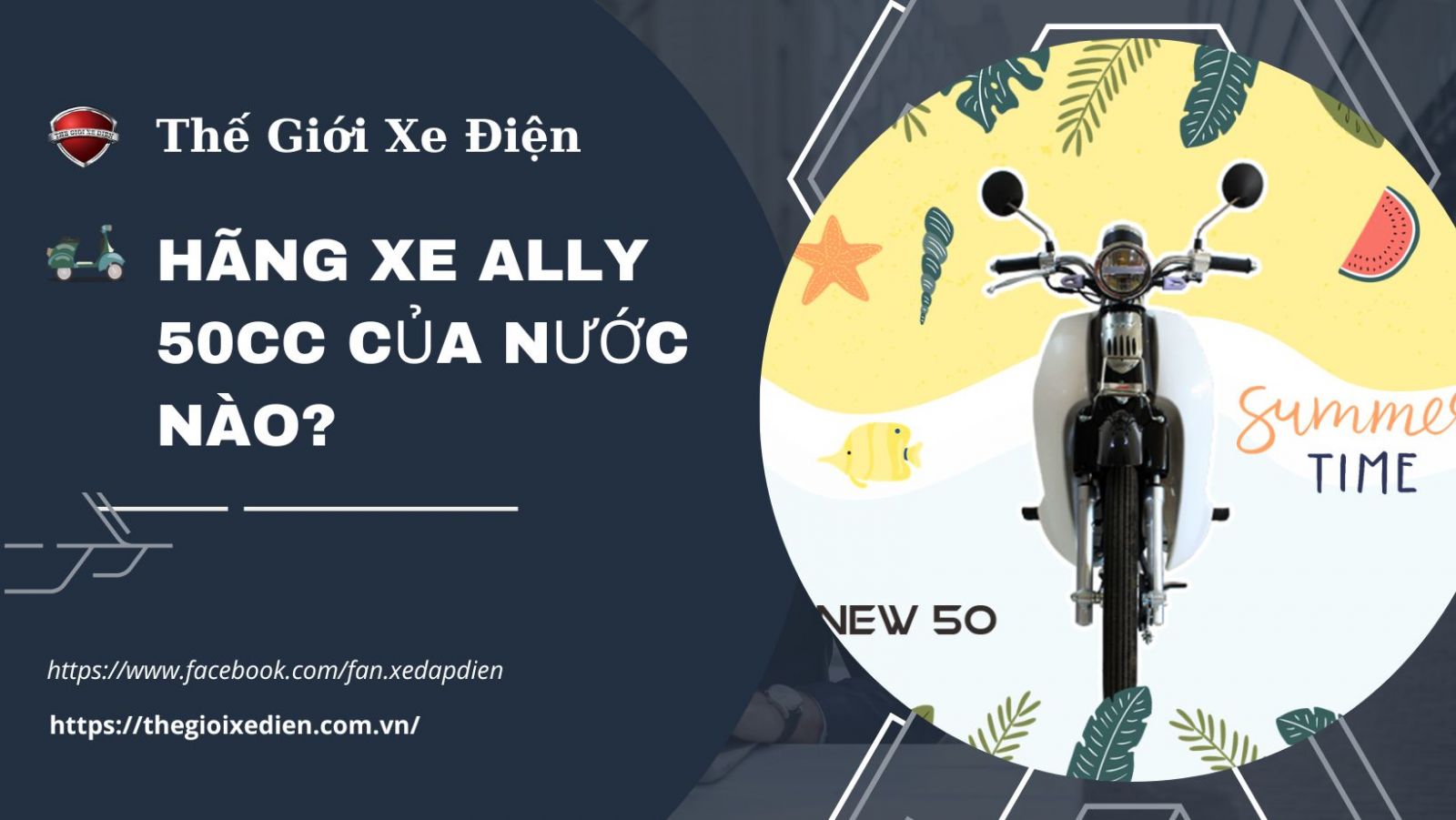 Hãng xe 50cc Ally của nước nào