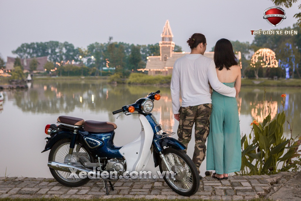 xe cub new 50cc với thiết kế phanh cơ