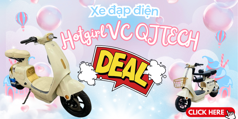 xe đạp điện Hotgirl VC QJTECH