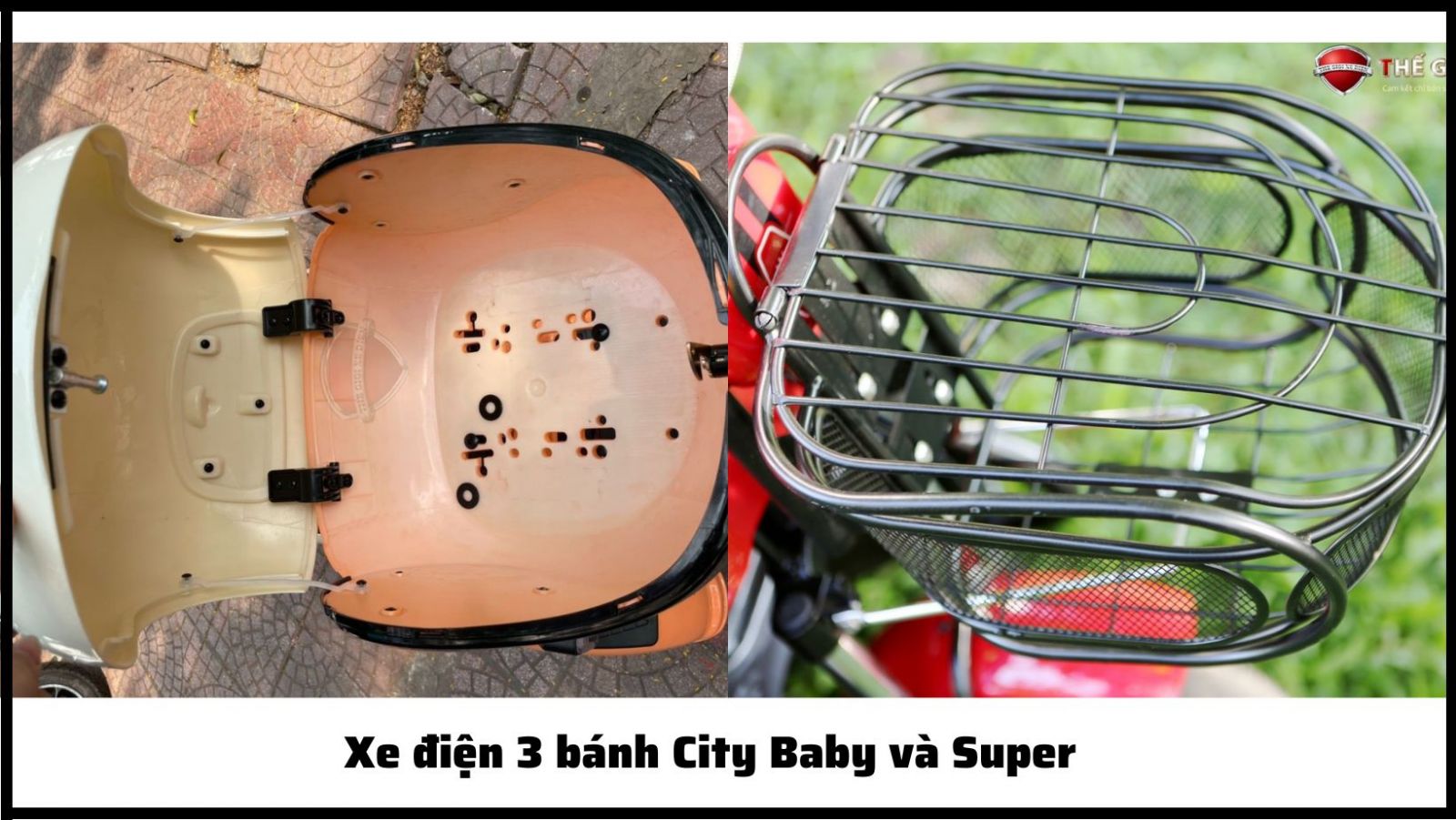 Xe điện 3 bánh City Baby và Super 