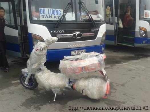 Xe điện Xmen về Nghệ An