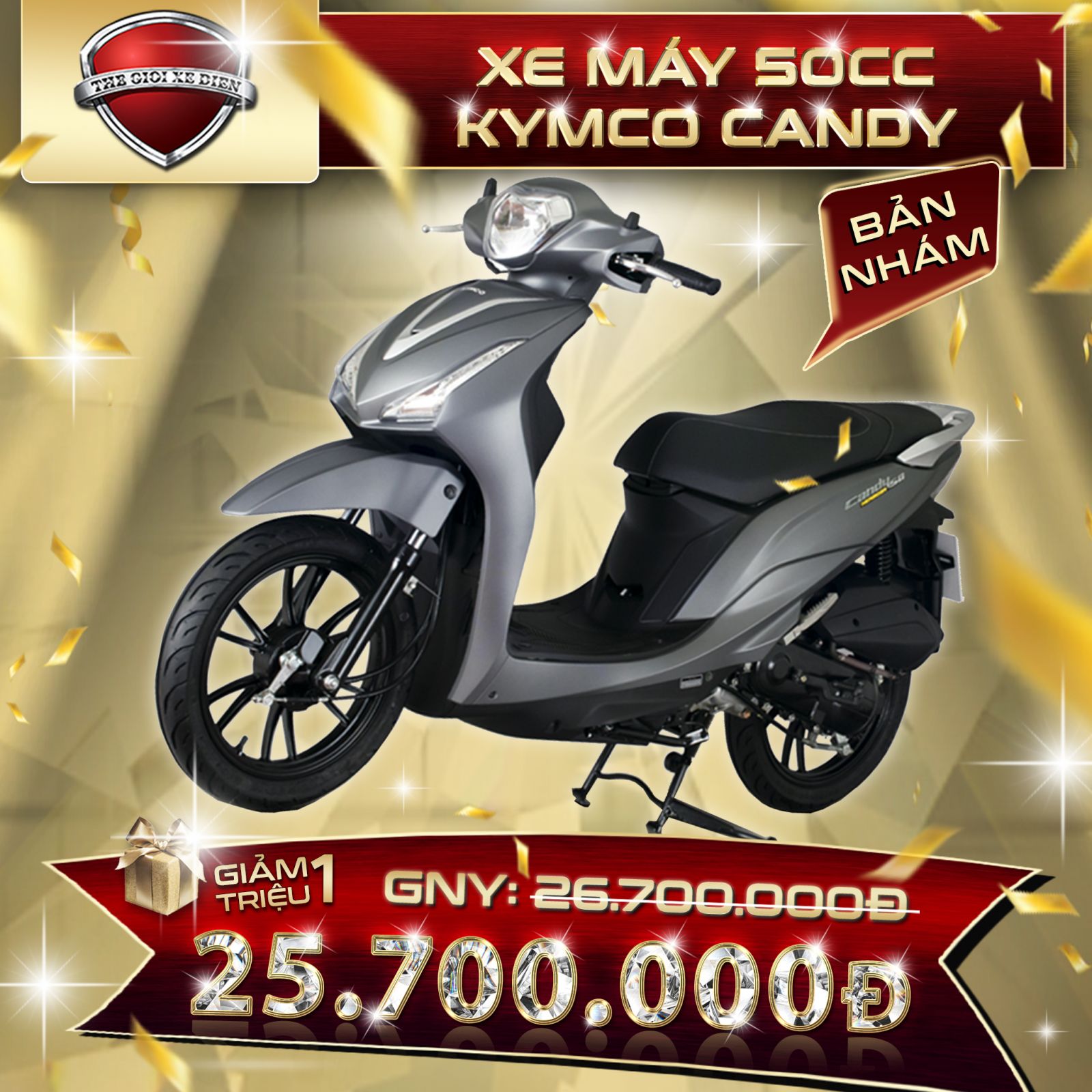 Xe ga 50cc Kymco Candy Hermosa