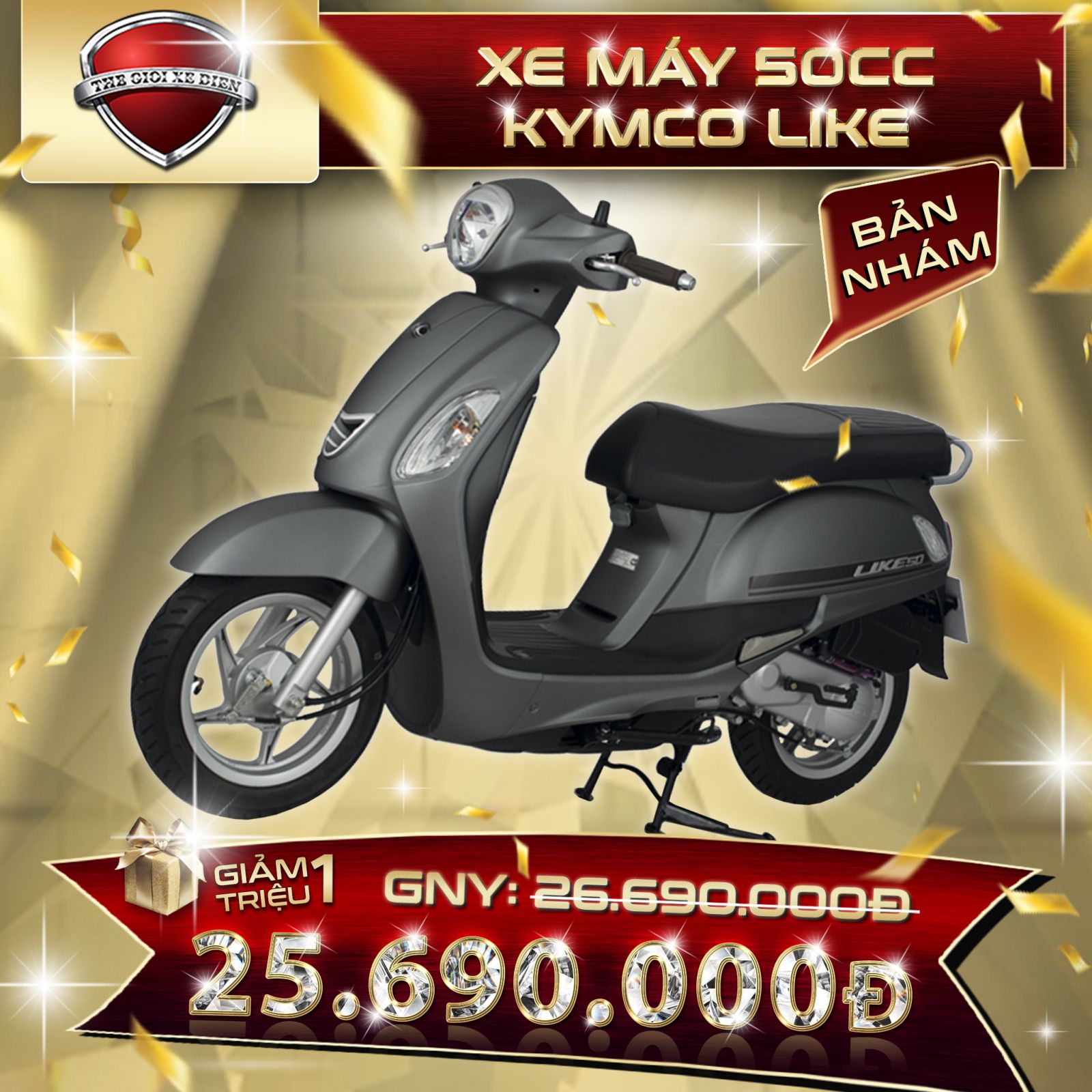 Xe ga 50cc Kymco  Like