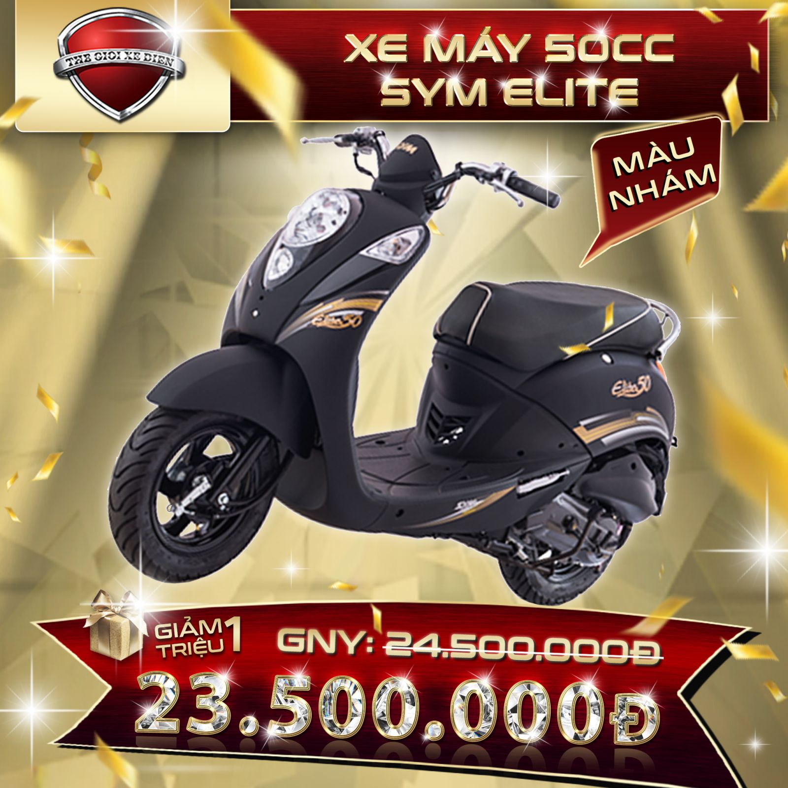 Xe ga 50cc SYM Elite