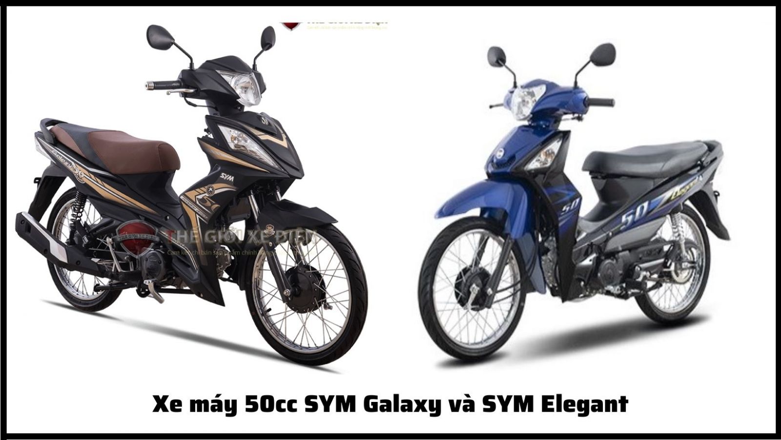 Xe máy 50cc SYM Galaxy và SYM Elegant