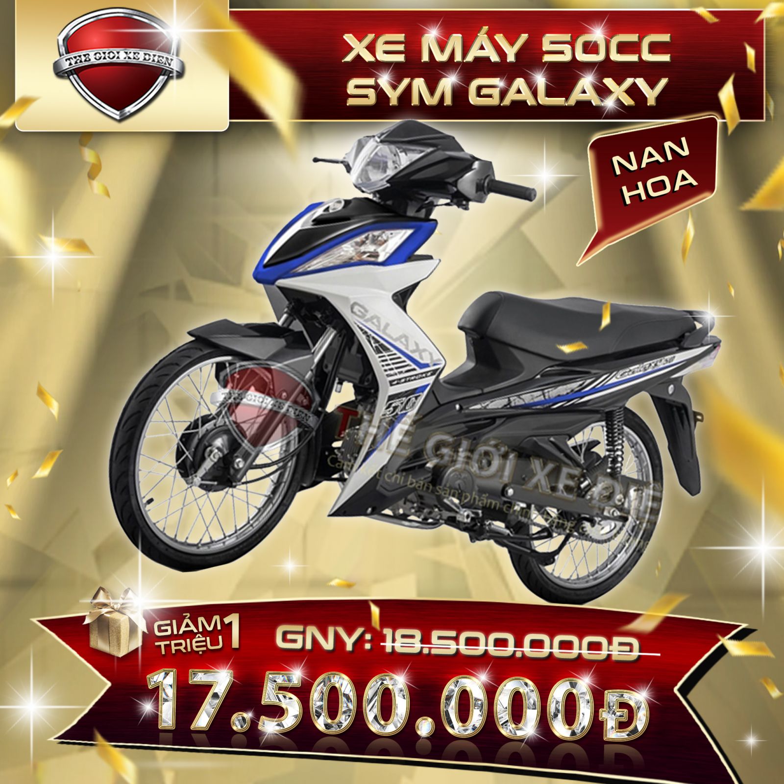 Xe máy 50cc SYM Galaxy