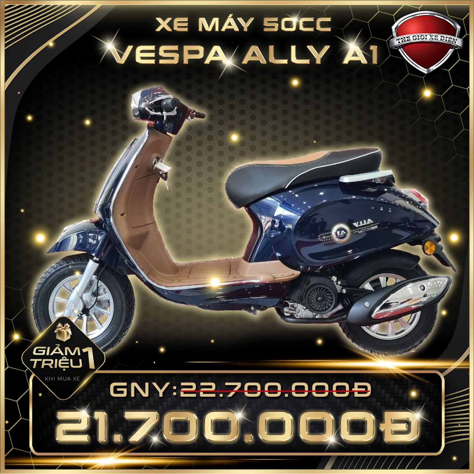 Xe máy 50cc Vespa Ally A1