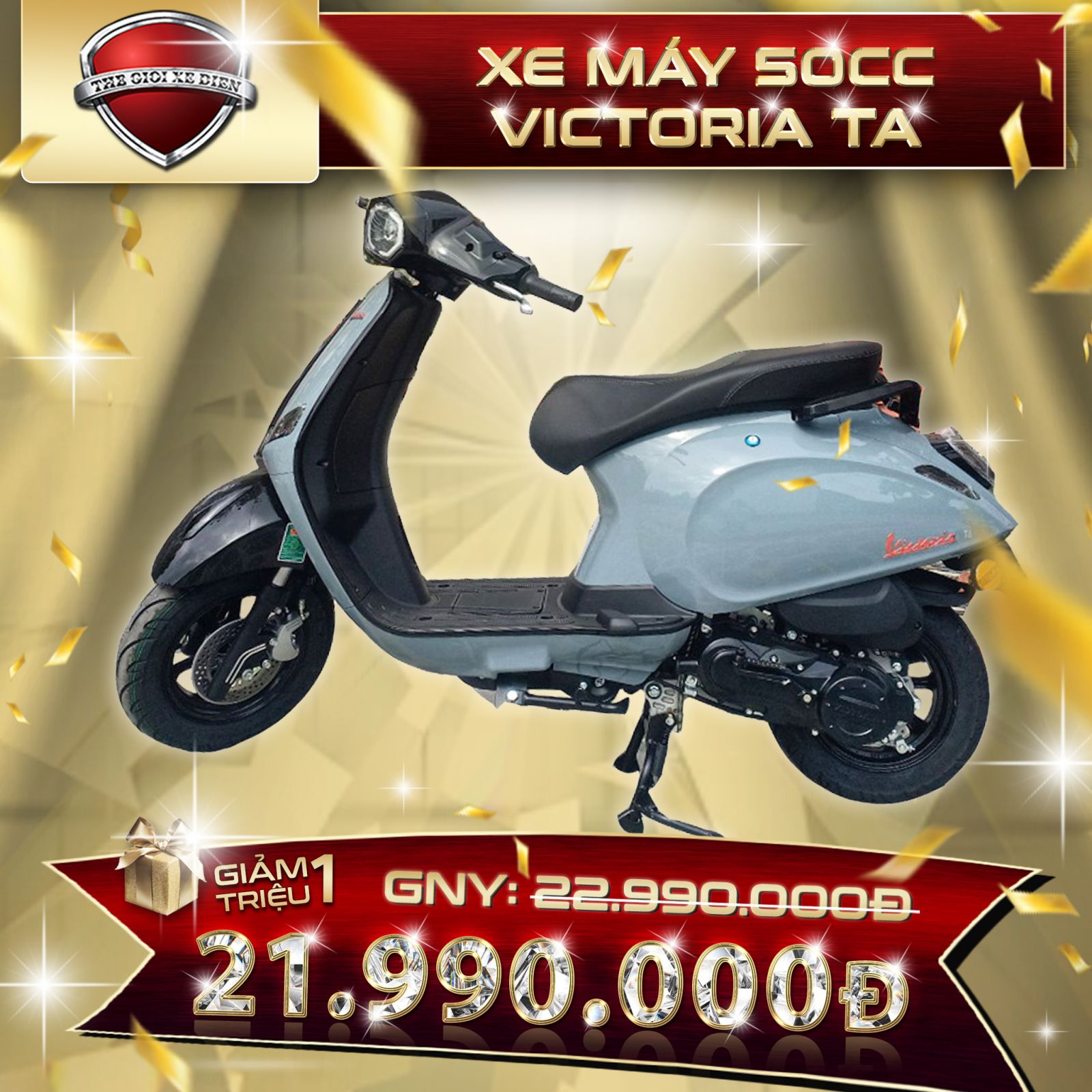 Xe ga 50cc Vespa Victoria TA