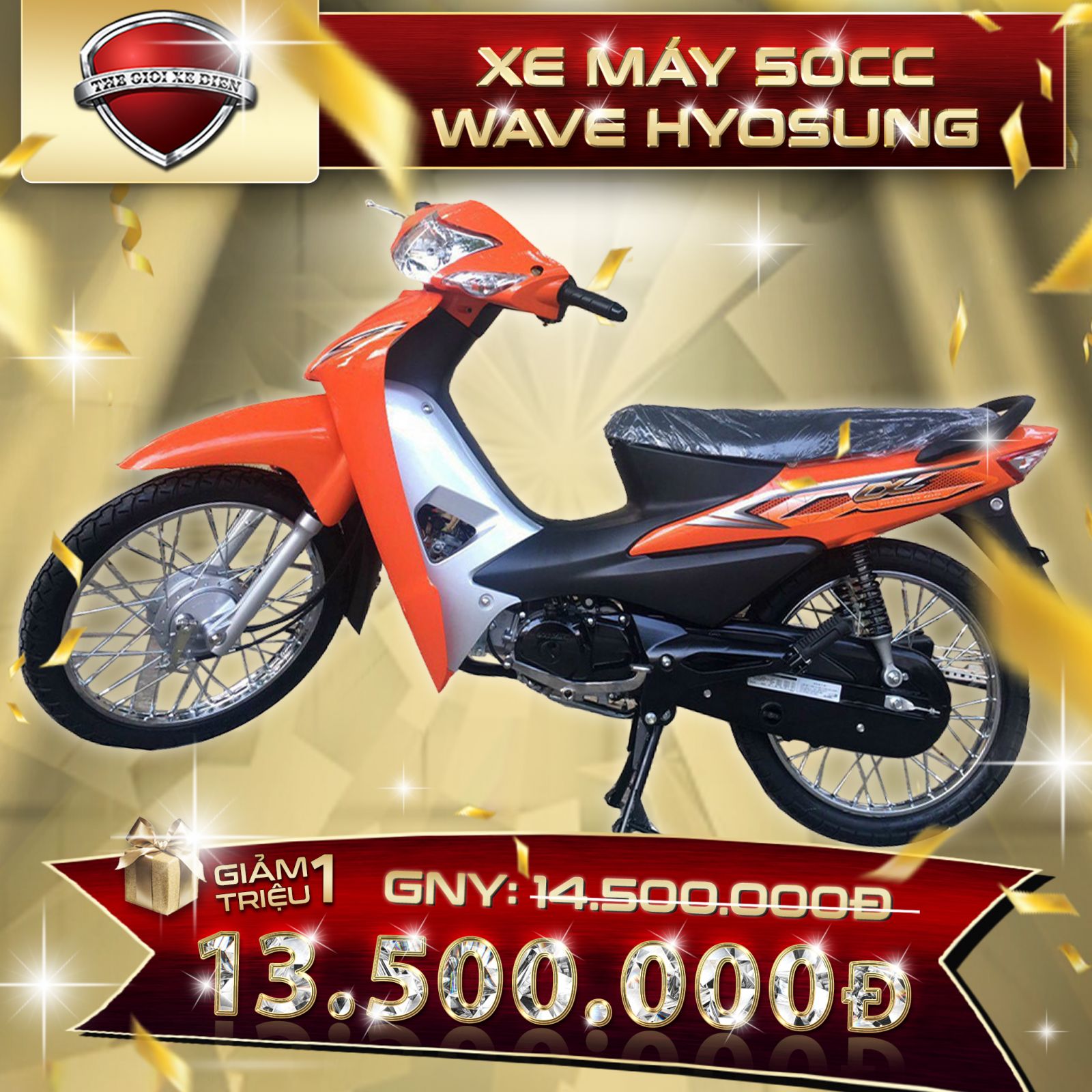 Xe số 50cc Wave Hyosung