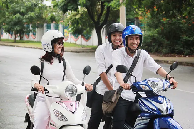 Xe máy 50cc an toàn với học sinh