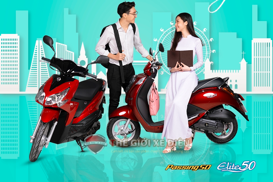 Vẻ hiện đại của xe 50cc SYM