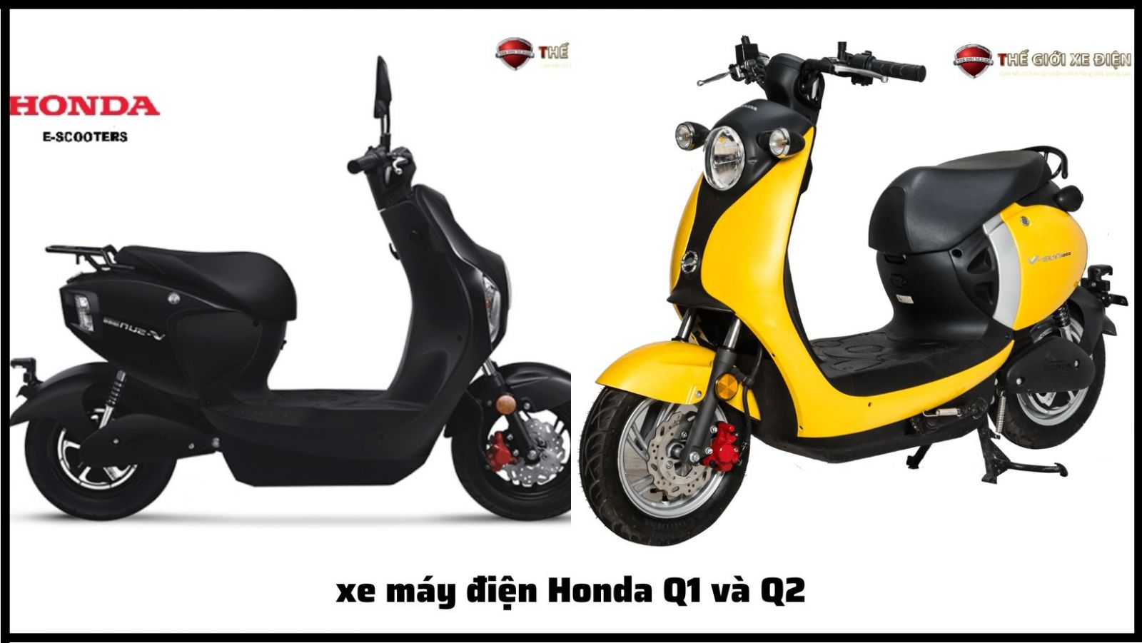 Xe máy điện Honda Q1 và Q2