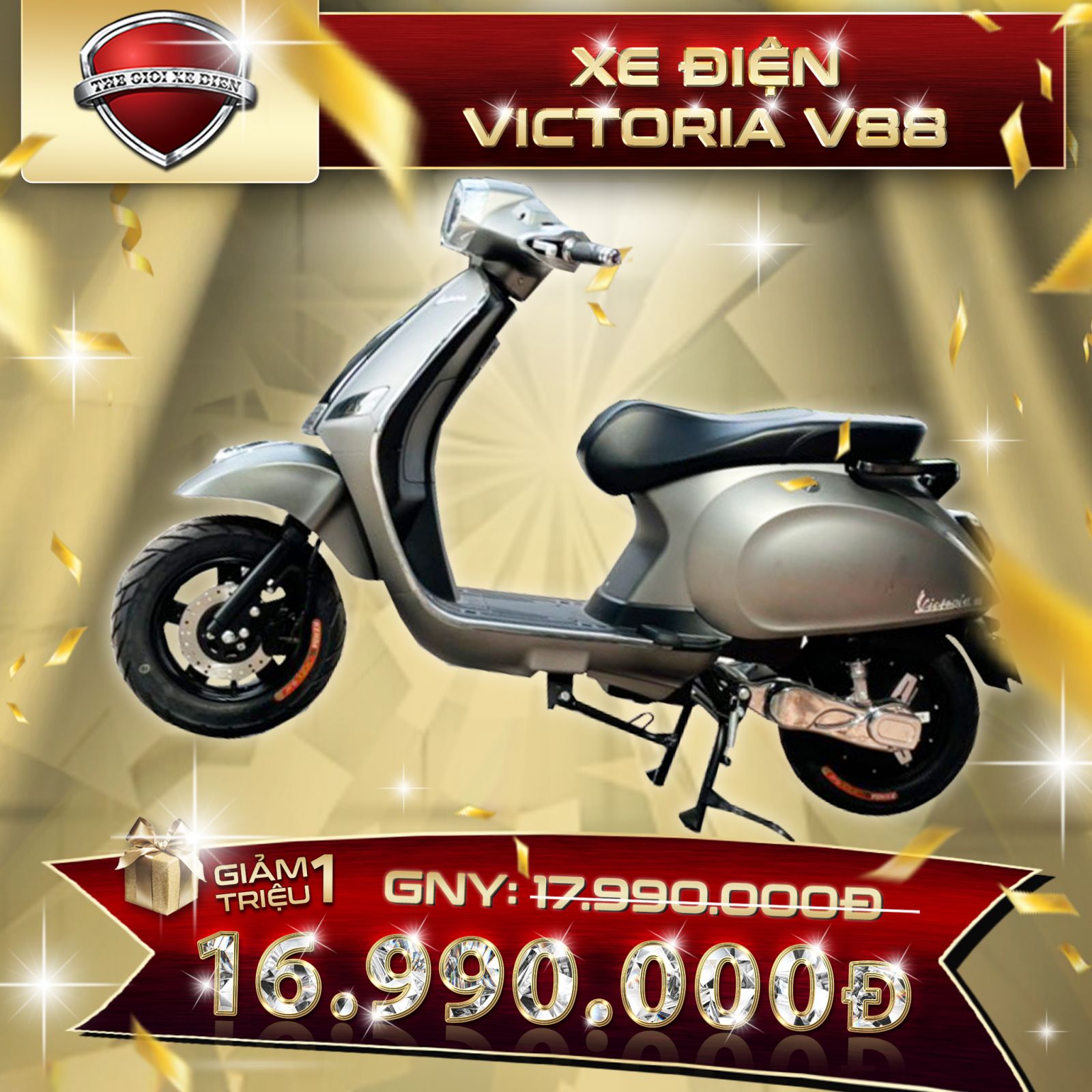Xe máy điện Vespa Victoria Việt Nhật