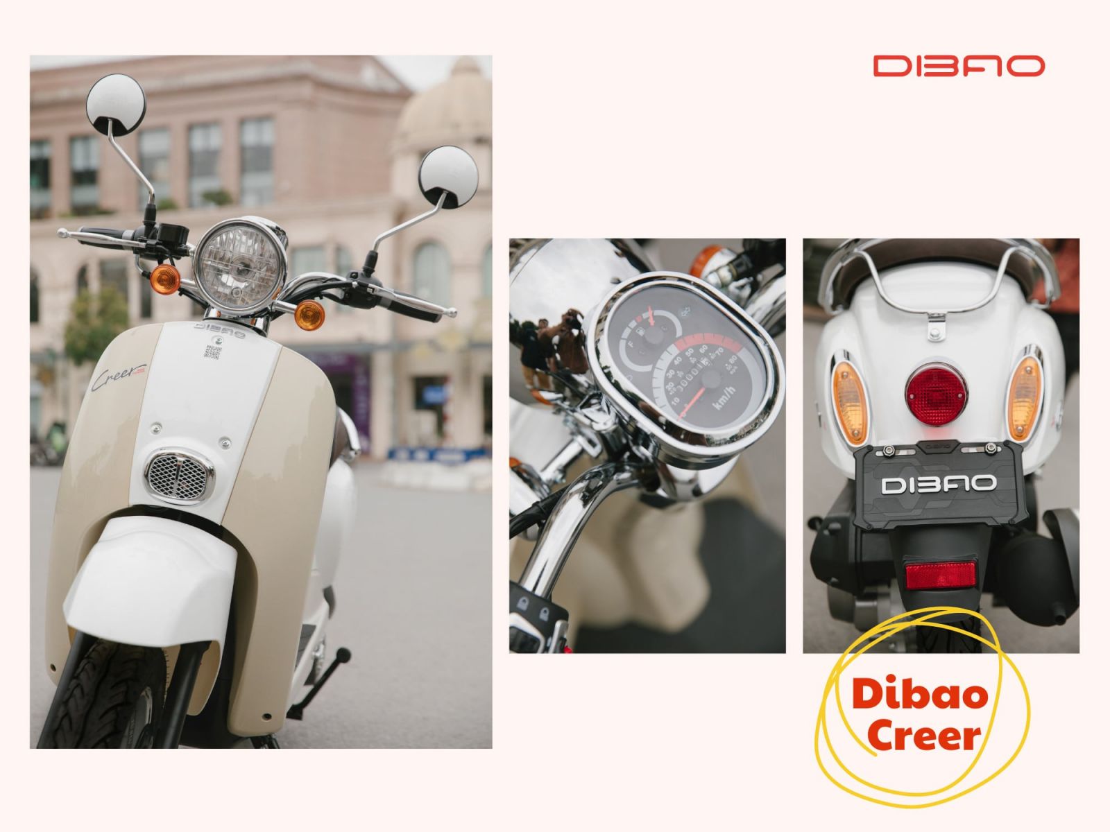 Xe Ga 50cc Creer Dibao nhỏ gọn