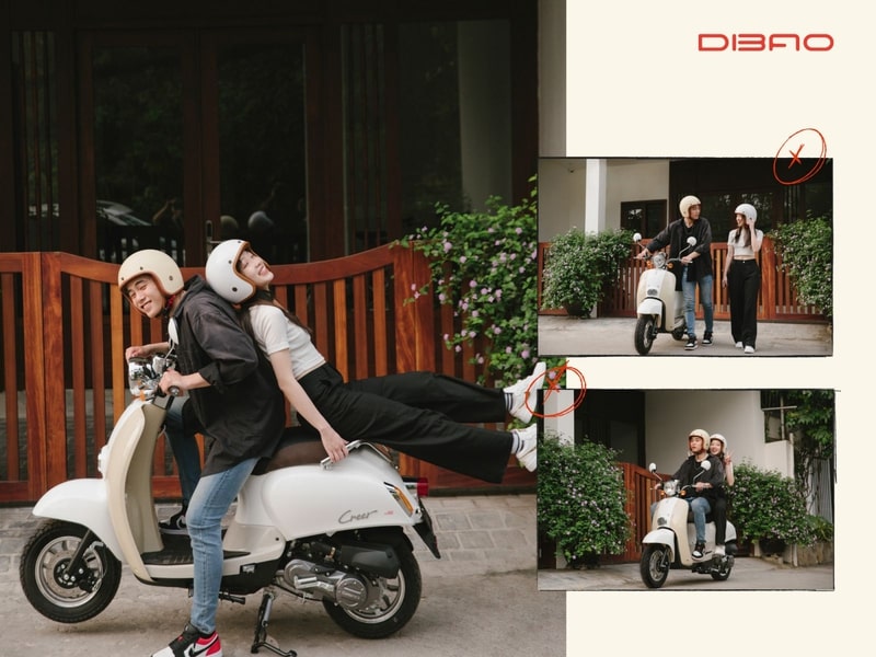 Thiết kế cổ điển gợi liên tưởng đến những dòng Vespa của Ý