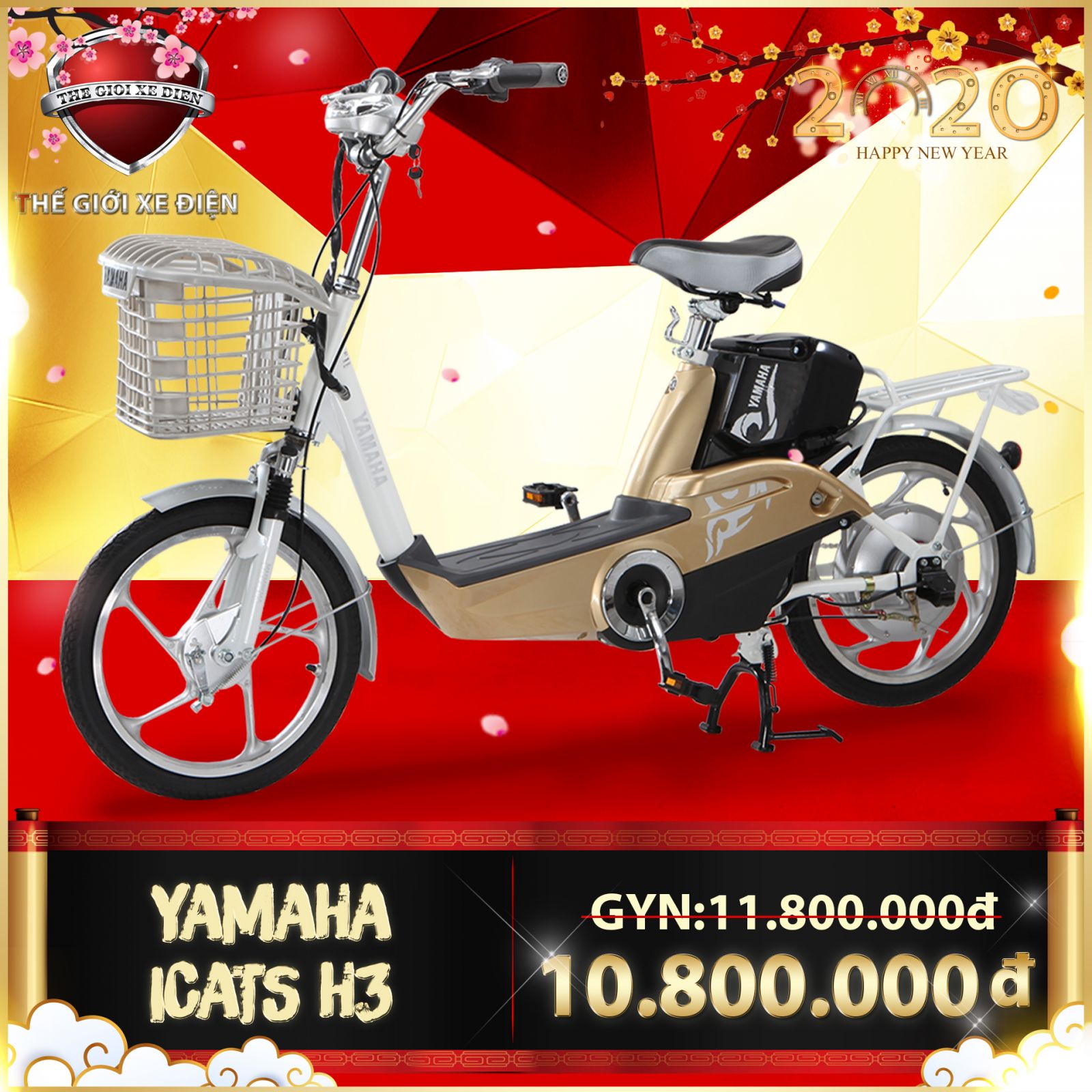 xe đạp điện Yamaha Icats ở Hải Phòng