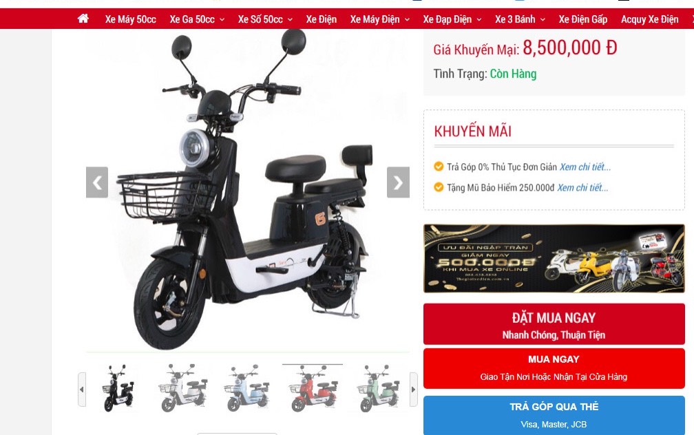 cách phân biệt xe đạp điện thật và xe đạp điện giả