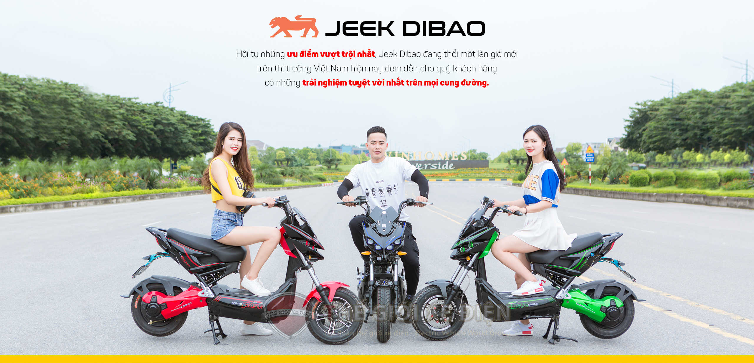 xe điện jeek man dibao phanh đĩa