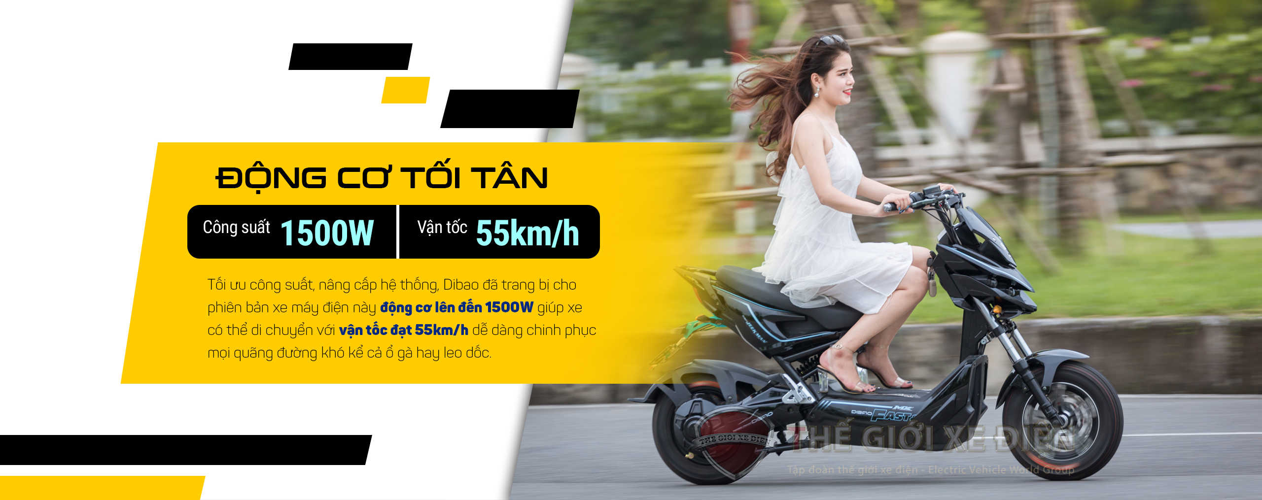 xe điện jeek man dibao phanh đĩa