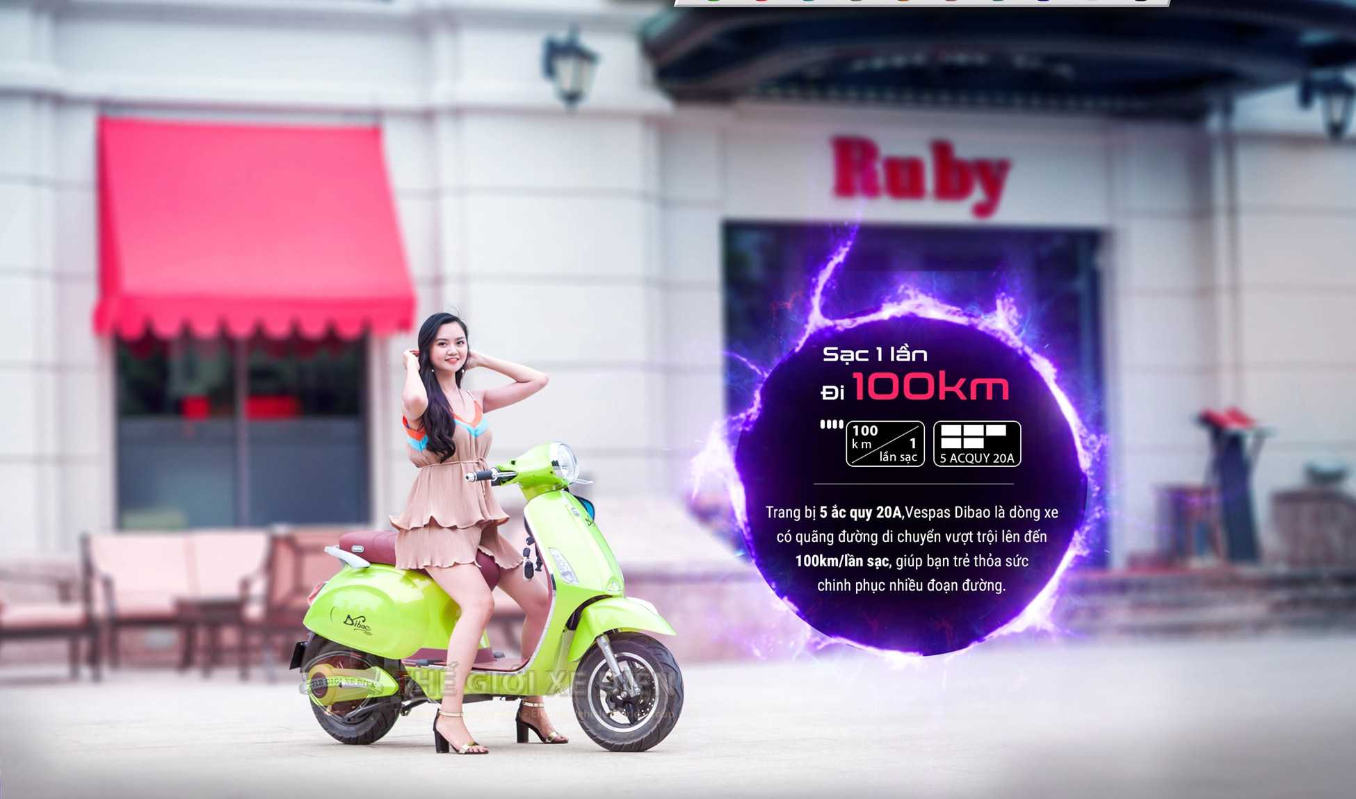 xe máy điện vespa dibao 2018