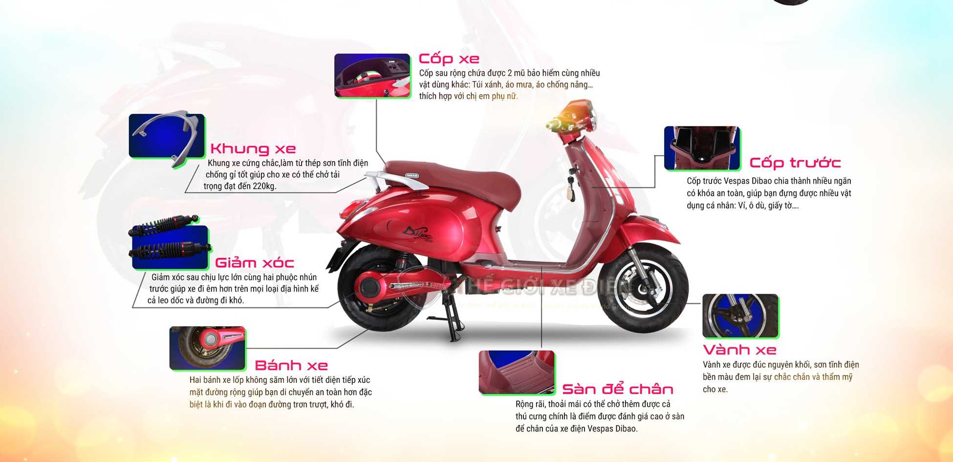 xe máy điện vespa dibao 2018