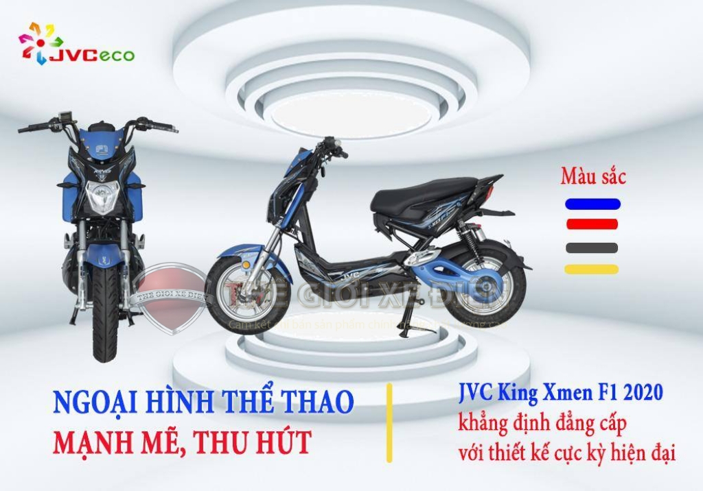xe điện jvc xmen f1 2019