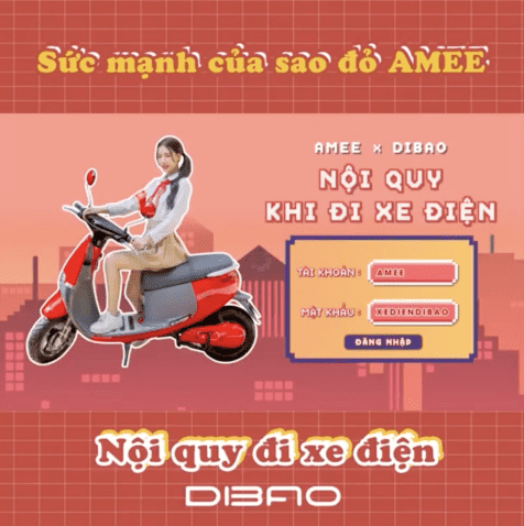 Ca Sĩ Amee Trở Thành Đại Sứ Thương Hiệu Xe Điện Dibao | Thế Giới Xe Điện