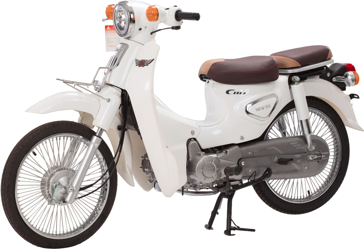 Xe Máy 50cc Cub NEW Ally 50 Korea (Đèn LED)
