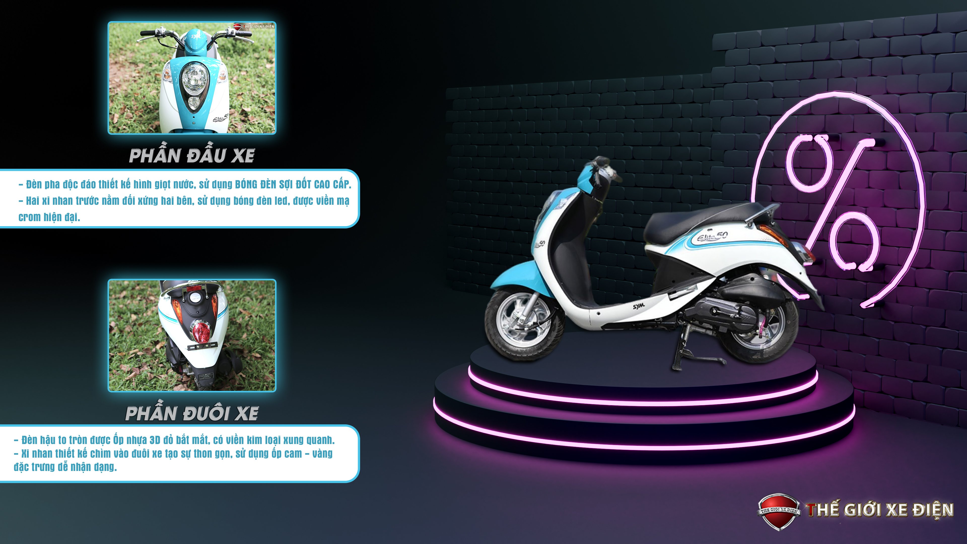 xe tay ga 50cc sym elite
