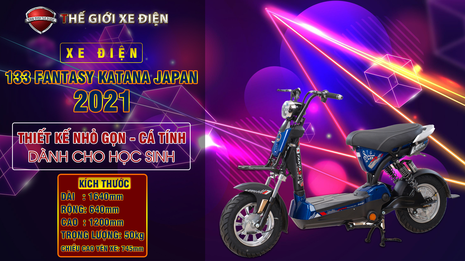 xe điện 133 fantasy katana