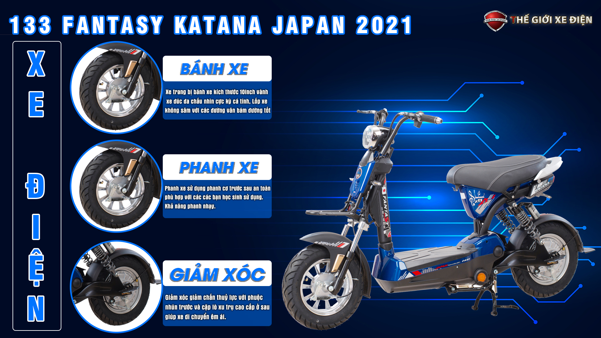 xe điện 133 fantasy katana