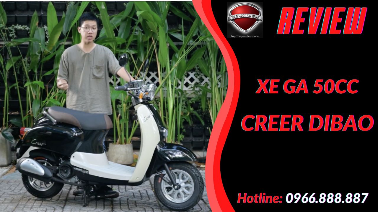 Xe Ga 50cc Creer Dibao Thiết Kế Mới Lạ Dành Cho Học Sinh | Thế Giới Xe Điện