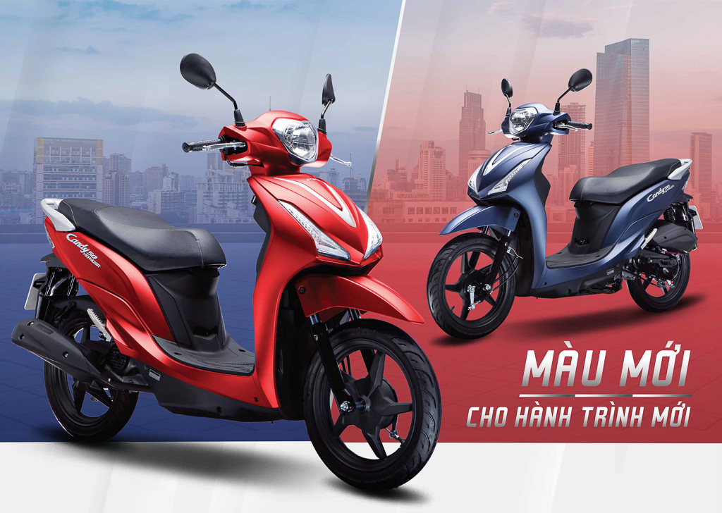 Xe Ga Candy Hermosa 50cc Thiết Kế Sành Điệu Dành Cho Giới Trẻ | Thế Giới Xe Máy 50cc