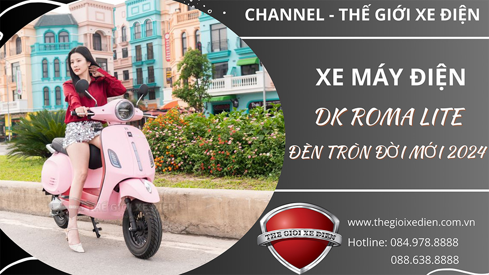 Xe Máy Điện DK Roma Lite 2024 Siêu Phẩm Xe Điện Dành Cho Học Sinh