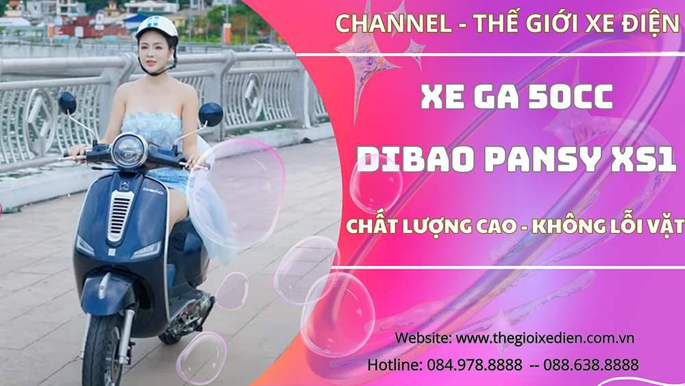 [Giới Thiệu] Xe Ga 50cc Dibao XS 1 - Xe Ga Top 1 Việt Nam