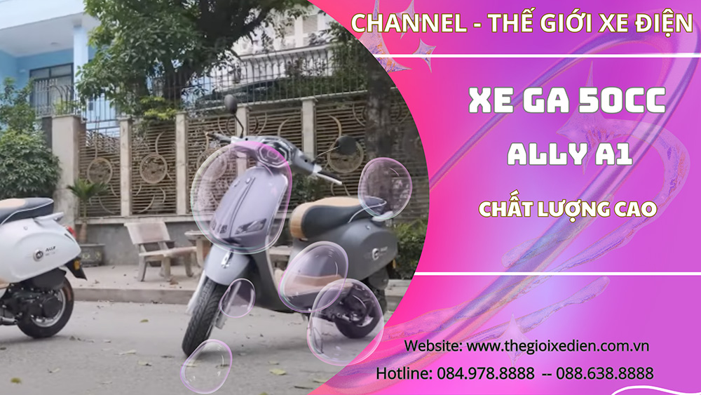 Xe Ga 50cc Vespa Ally A1 Japan Khẳng Định Chất Lượng Toàn Diện.