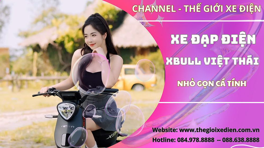 Xe Đạp Điện Xbull Việt Thái Dùng 4 AQ 20Ah Đủ Giấy Tờ Đăng Ký Xe