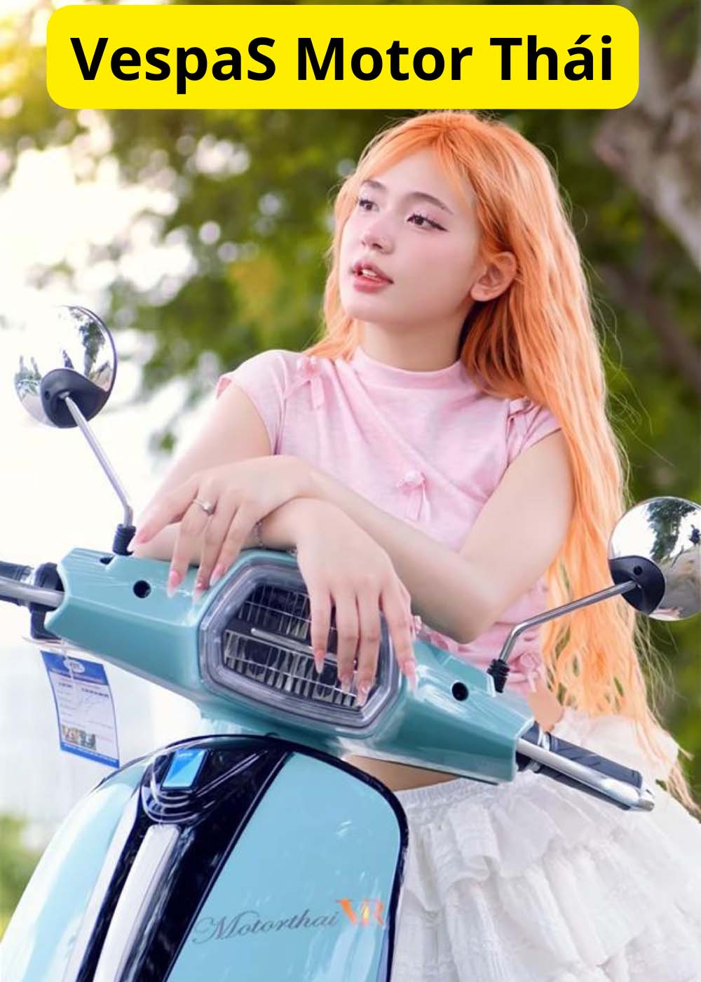 [Giới Thiệu Xe] Xe Máy Điện VespaS Motor Thái Đời 2024