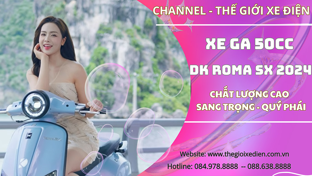 [Giới Thiệu] Xe máy 50cc DK Roma SX - Siêu phẩm 2024
